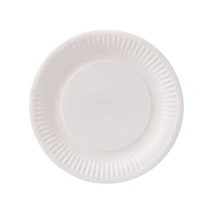 pratos de papel – redondos 23 cm – branco